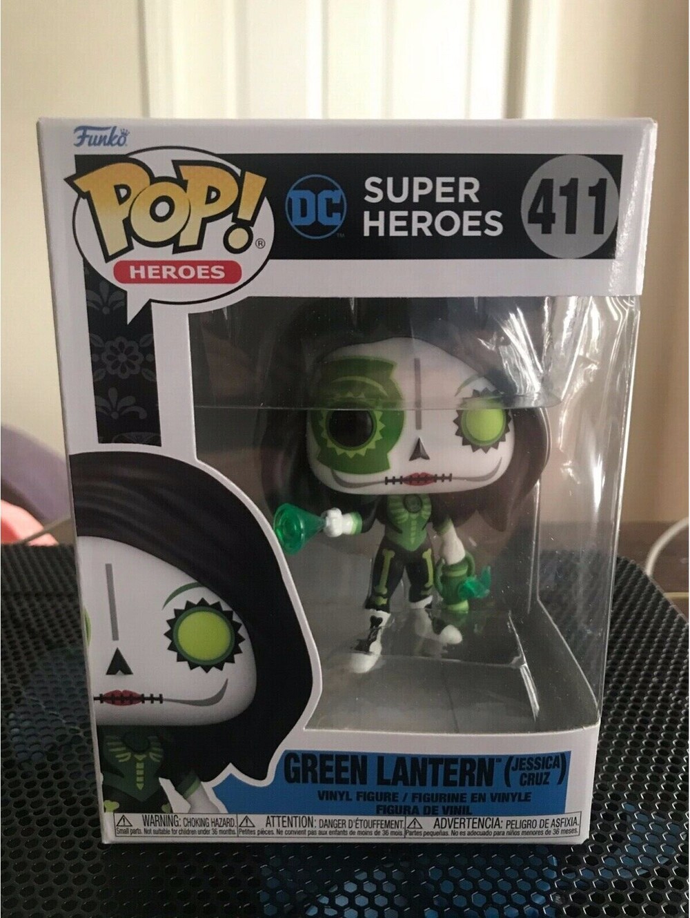 Green Lantern (Jessica Cruz) Día de Muertos DC Superheroes Funko Pop #411 Comics